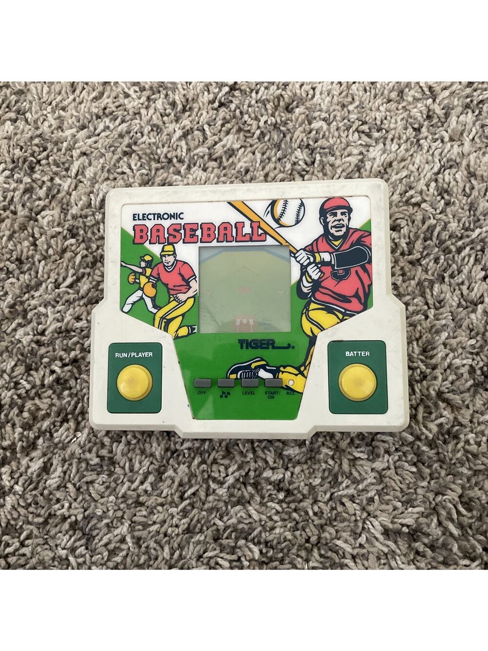 Vintage 1988 Tiger Electronic Baseball Game Hand Held Tested Works